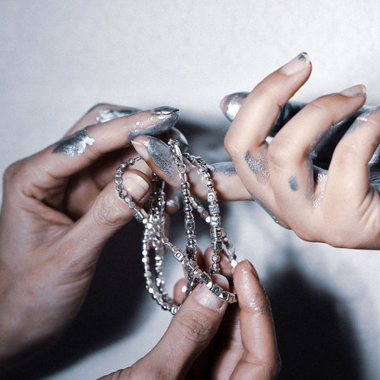 Taylor Swift Friendship bracelets in sterling silver and 14k gold for sensitive skins