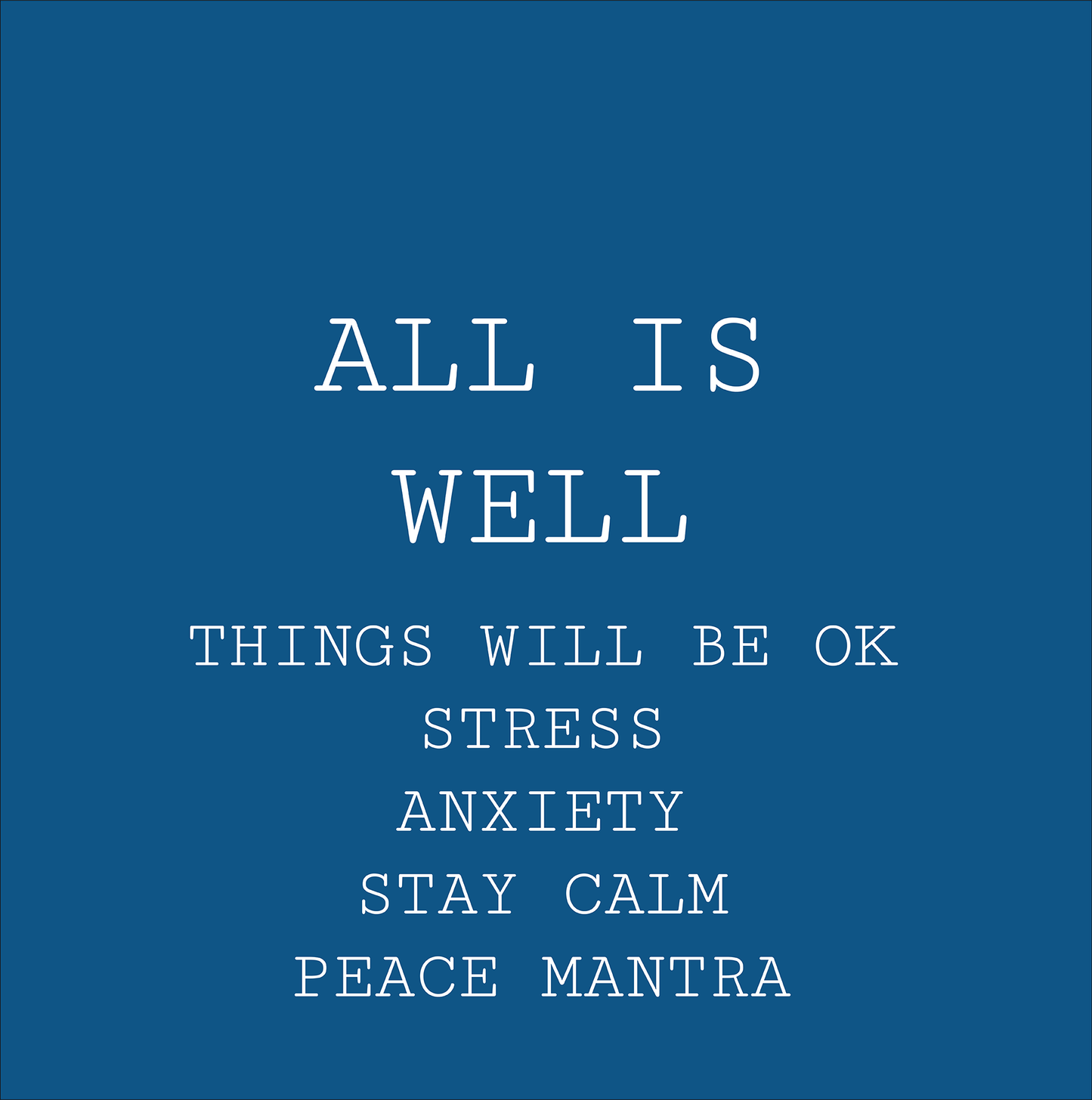 ALL IS WELL | Sterling Silver Bracelet