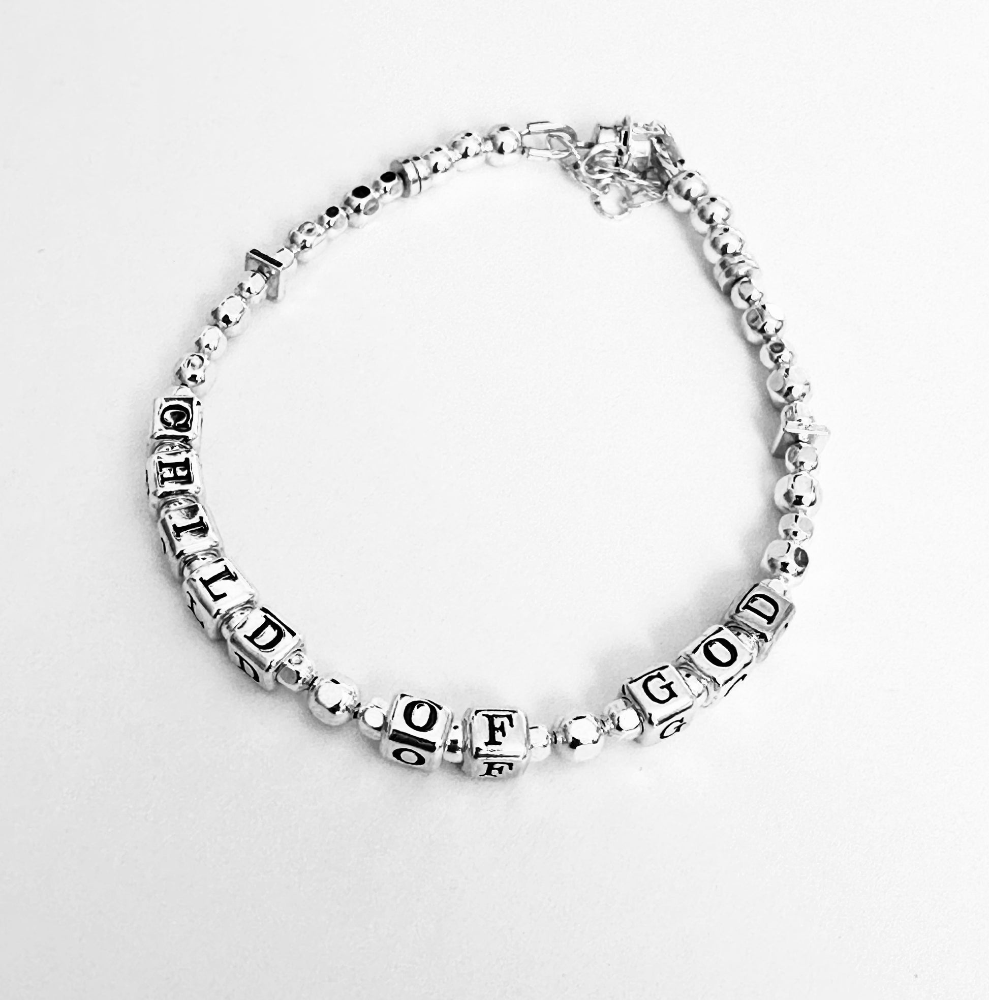 Child of God Psalm 82:6 Sterling Silver Gift Bracelet