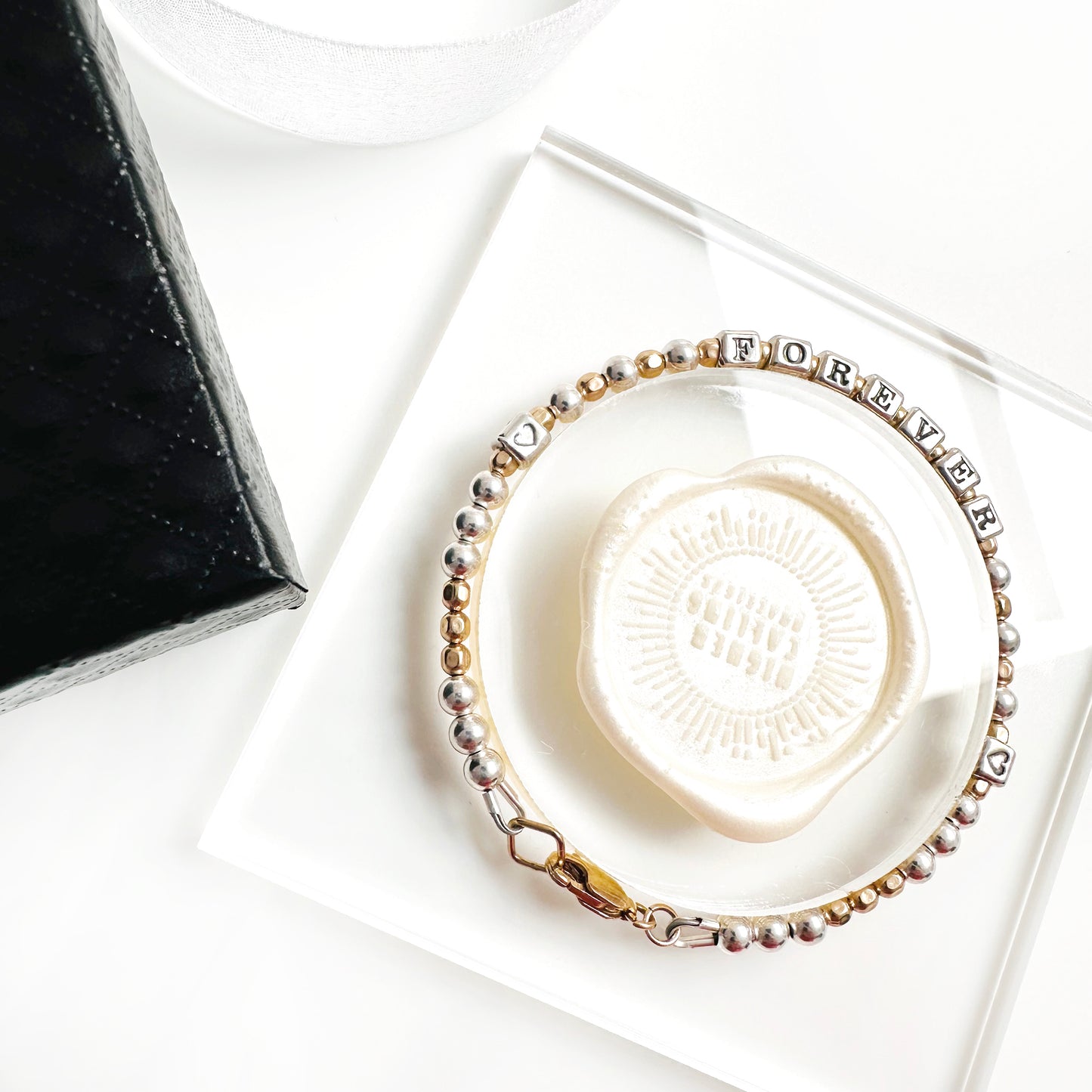 FOREVER bracelet gift packaging by Higher Calling Bracelets