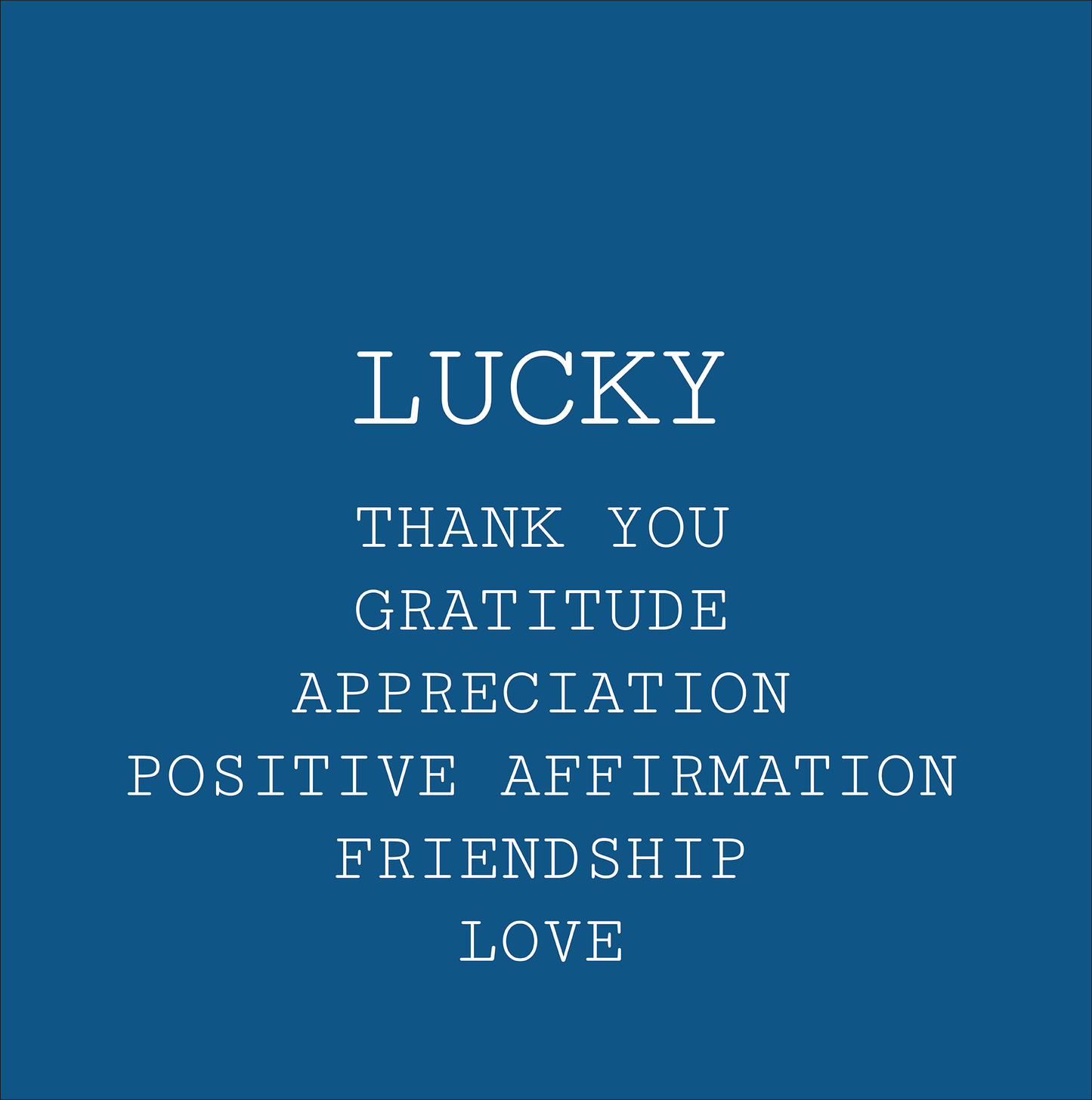 Lucky Positive Affirmation and Gratitude Bracelet in sterling silver and gold
