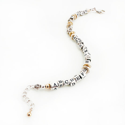 ALPHABET ABCs | New Mom Gift Bracelet