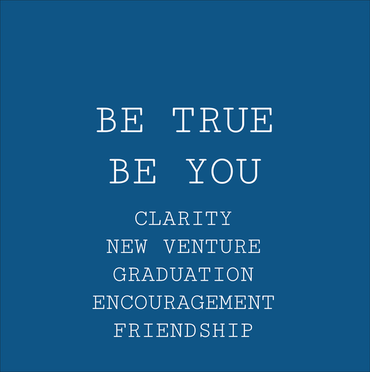 Be True to Yourself Graduation, New Job, Encouragement, Friendship and Love Bracelet Gift