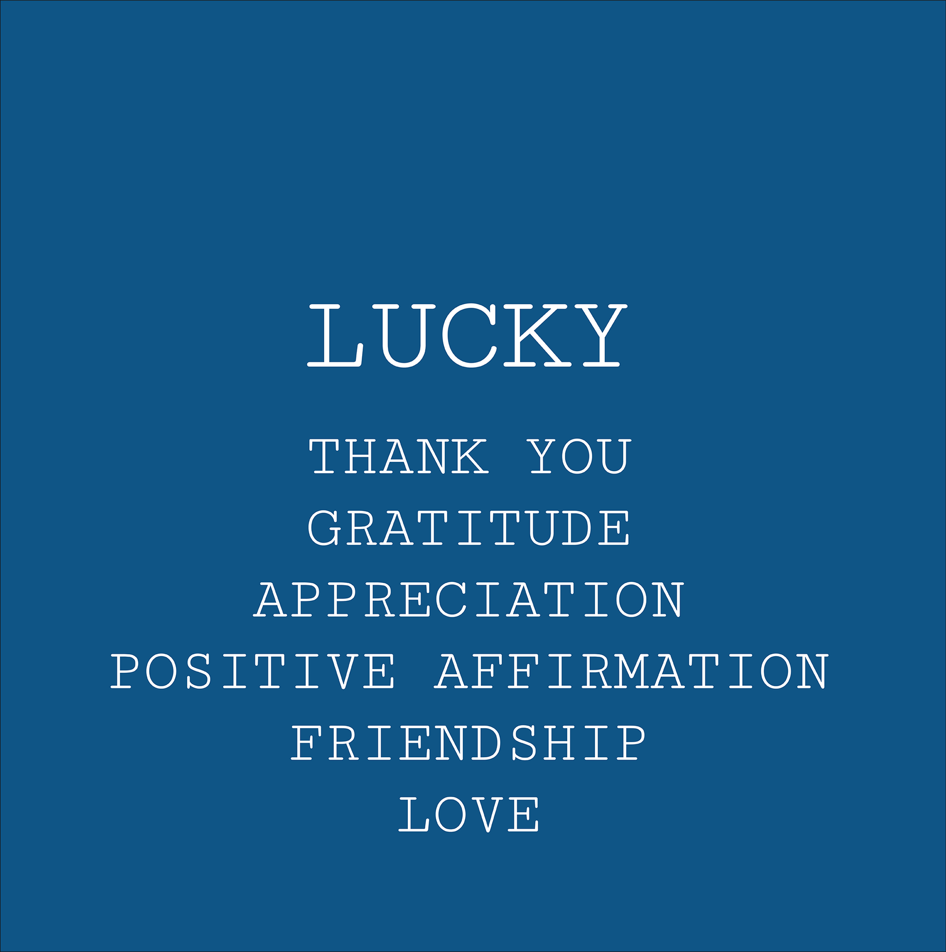 Lucky Positive Affirmation and Gratitude Bracelet in sterling silver and gold
