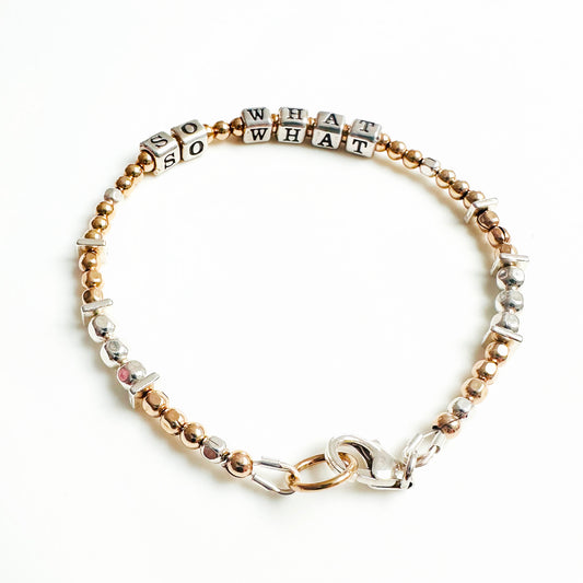 SO WHAT ANXIETY RELIEF BRACELET| Coping, Comfort, Fidget Bracelet