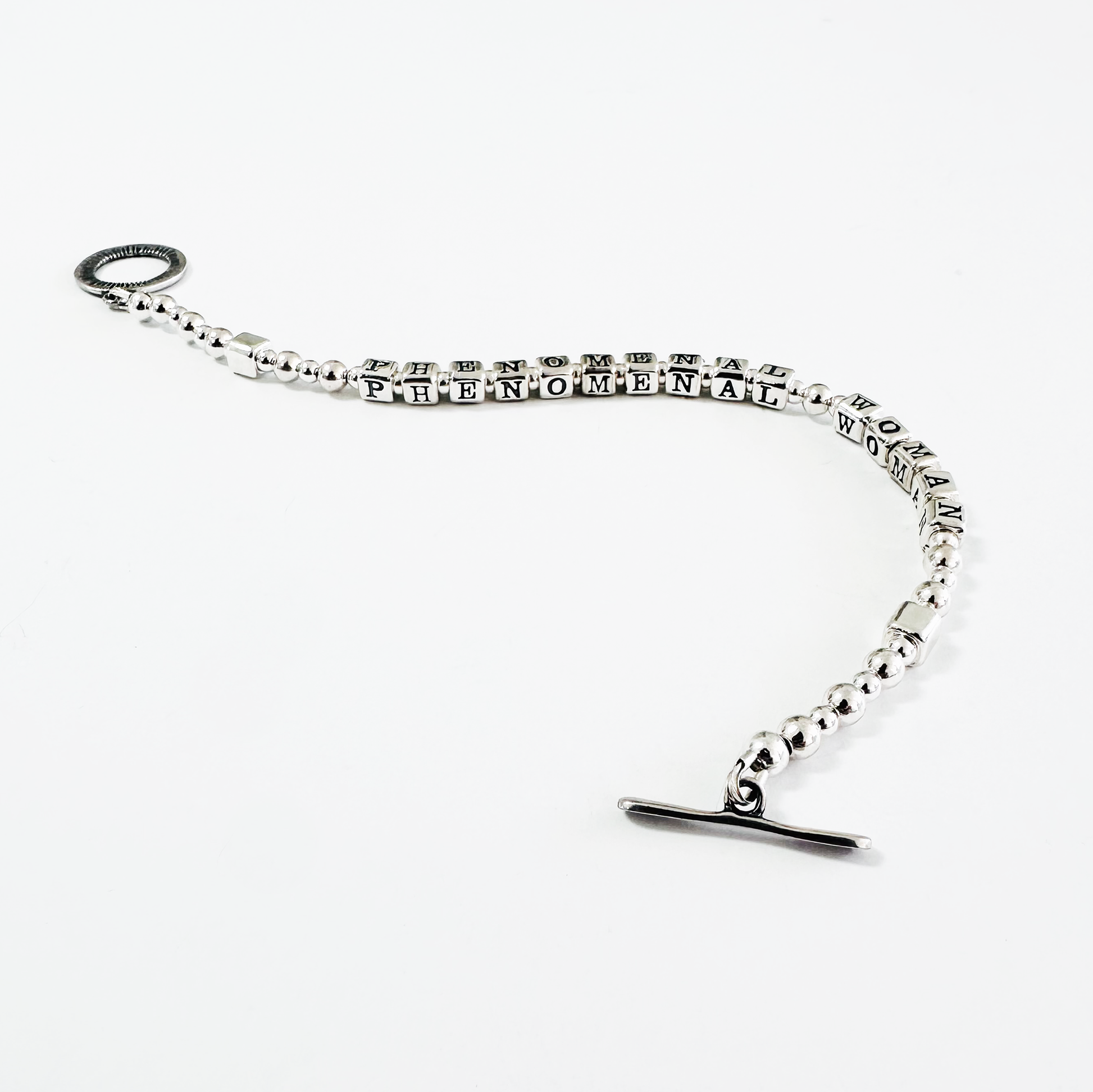 Phenomenal Woman high quality gifting bracelet in all sterling silver